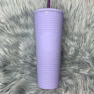 🆕 Starbucks limited Edition lilac grid tumbler